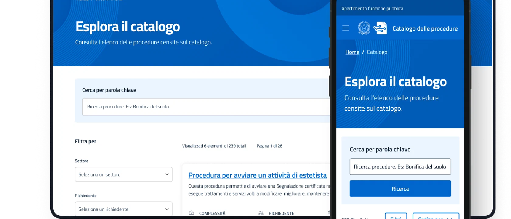 Preview of The AI authoring platform behind procedimentipa.gov.it: Catalogo delle Procedure